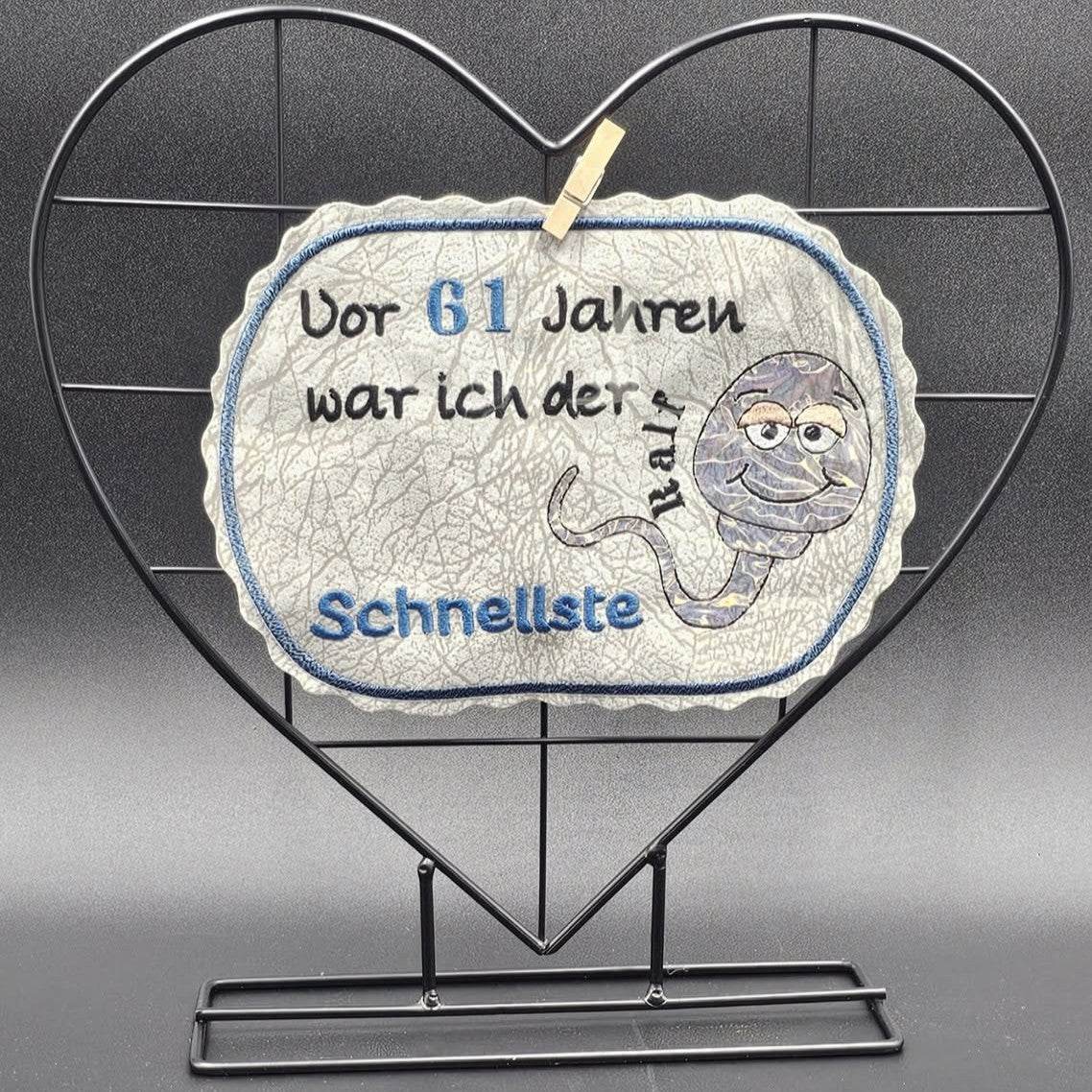 Stickdatei - Spermium (in 3 Versionen) personalisierbar - Sewando
