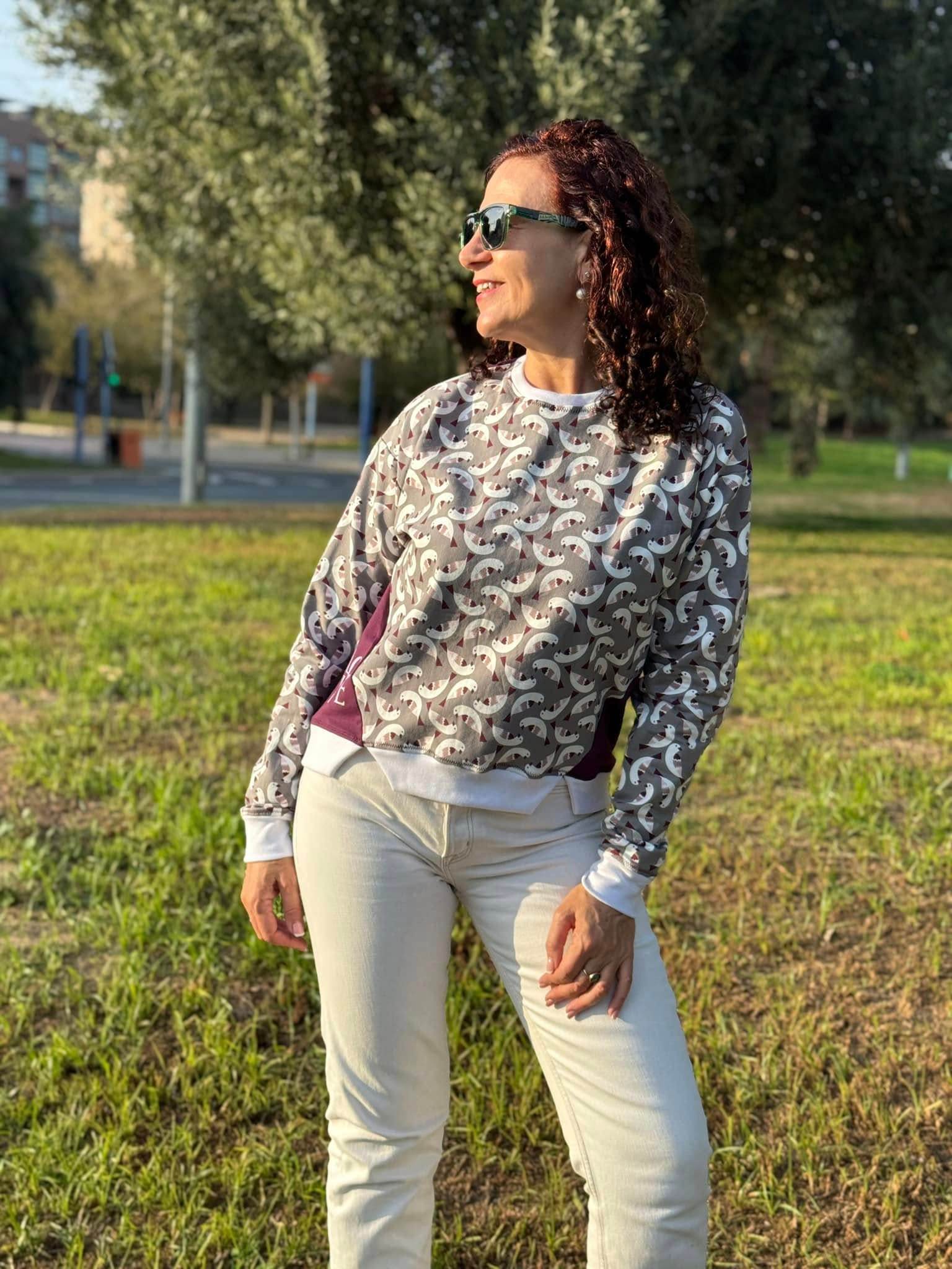 Schnittmuster Sweater RUBANO Gr. 32-56 inkl. gratis Plotterdatei : - Sewando