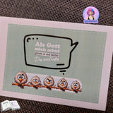 Digistamp Als Gott mich schuf Plotten, Sublimation, Drucken ! - Sewando