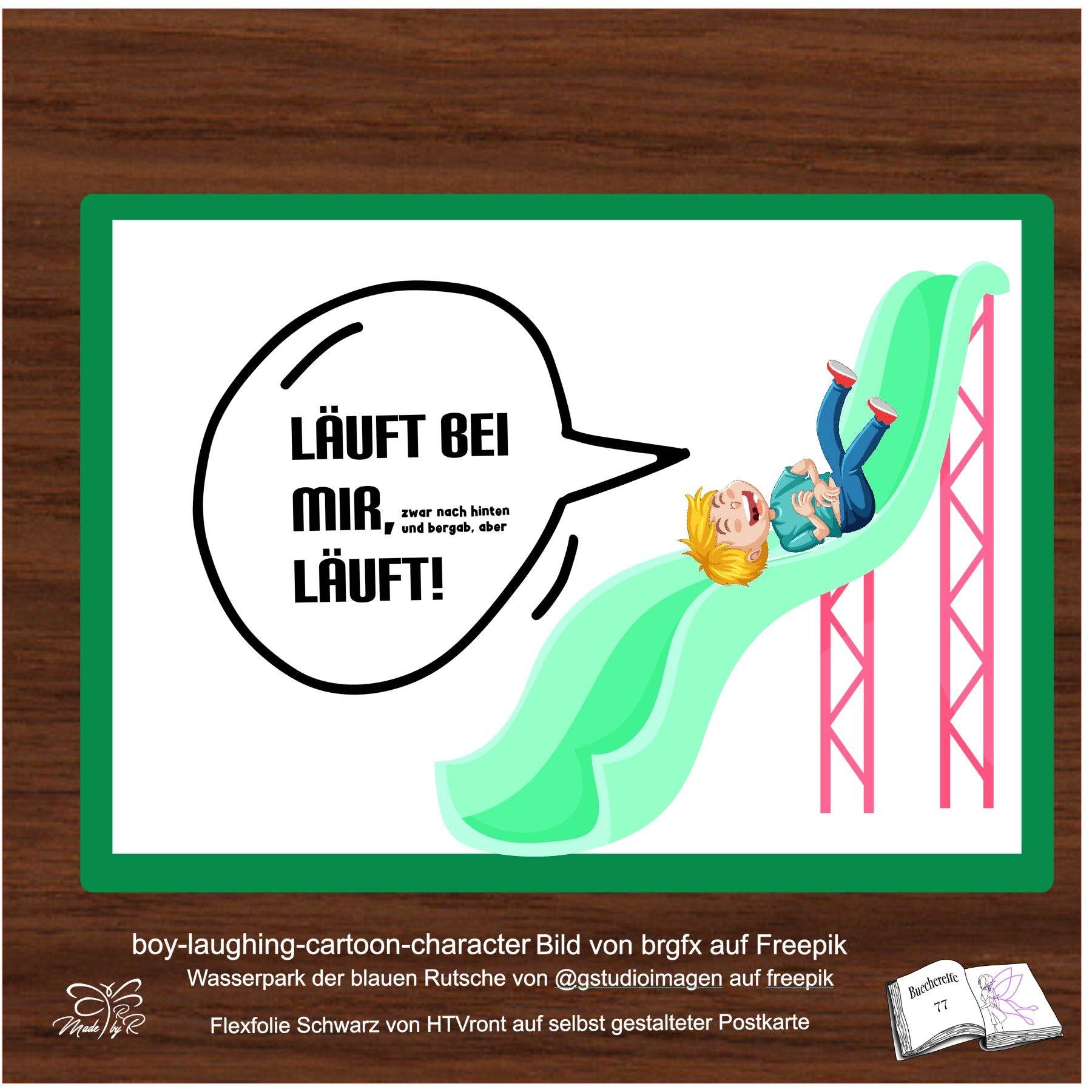 Digistamp Läuft bei mir ... Plotterdatei, Sublimation, Drucken, ! - Sewando