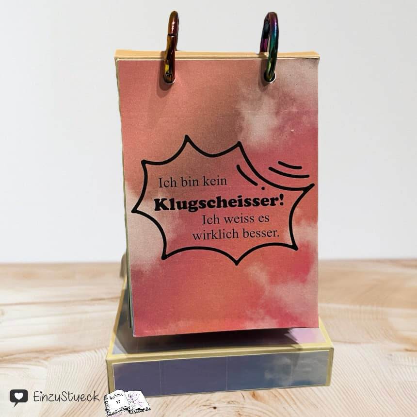 Digistamp Ich bin kein Klugscheisser Plotterdatei, Sublimation, Drucken, ! - Sewando