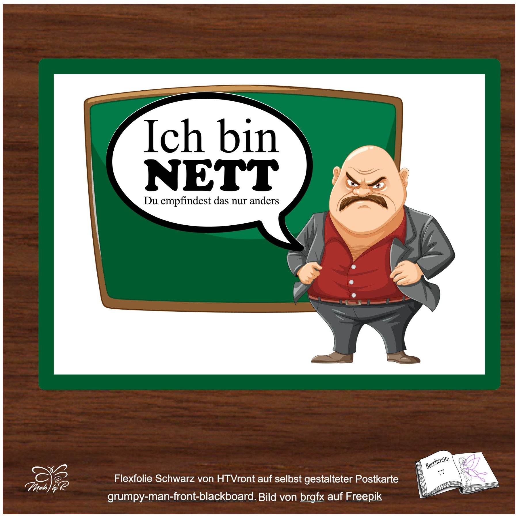 Plotterdatei Ich bin nett Plotten, Sublimation, Drucken, Digistamp, - Sewando