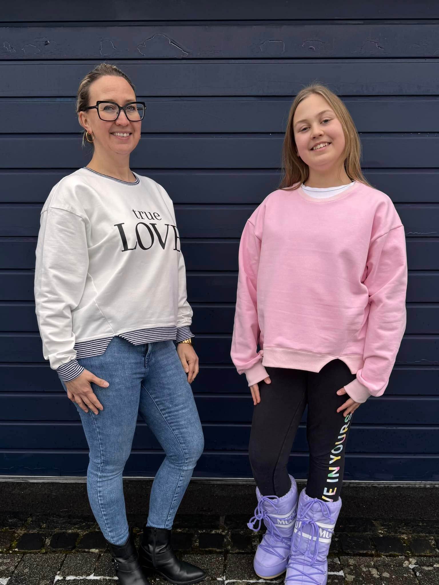 Schnittmuster Sweater RUBANO Gr. 32-56 inkl. gratis Plotterdatei : - Sewando