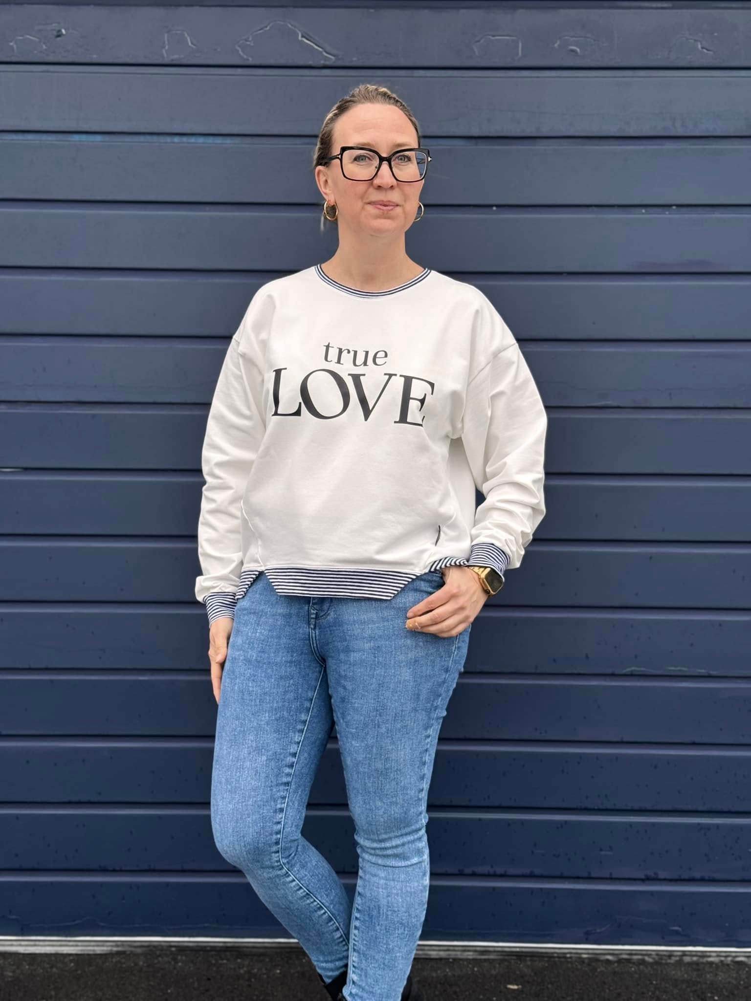 Schnittmuster Sweater RUBANO Gr. 32-56 inkl. gratis Plotterdatei : - Sewando