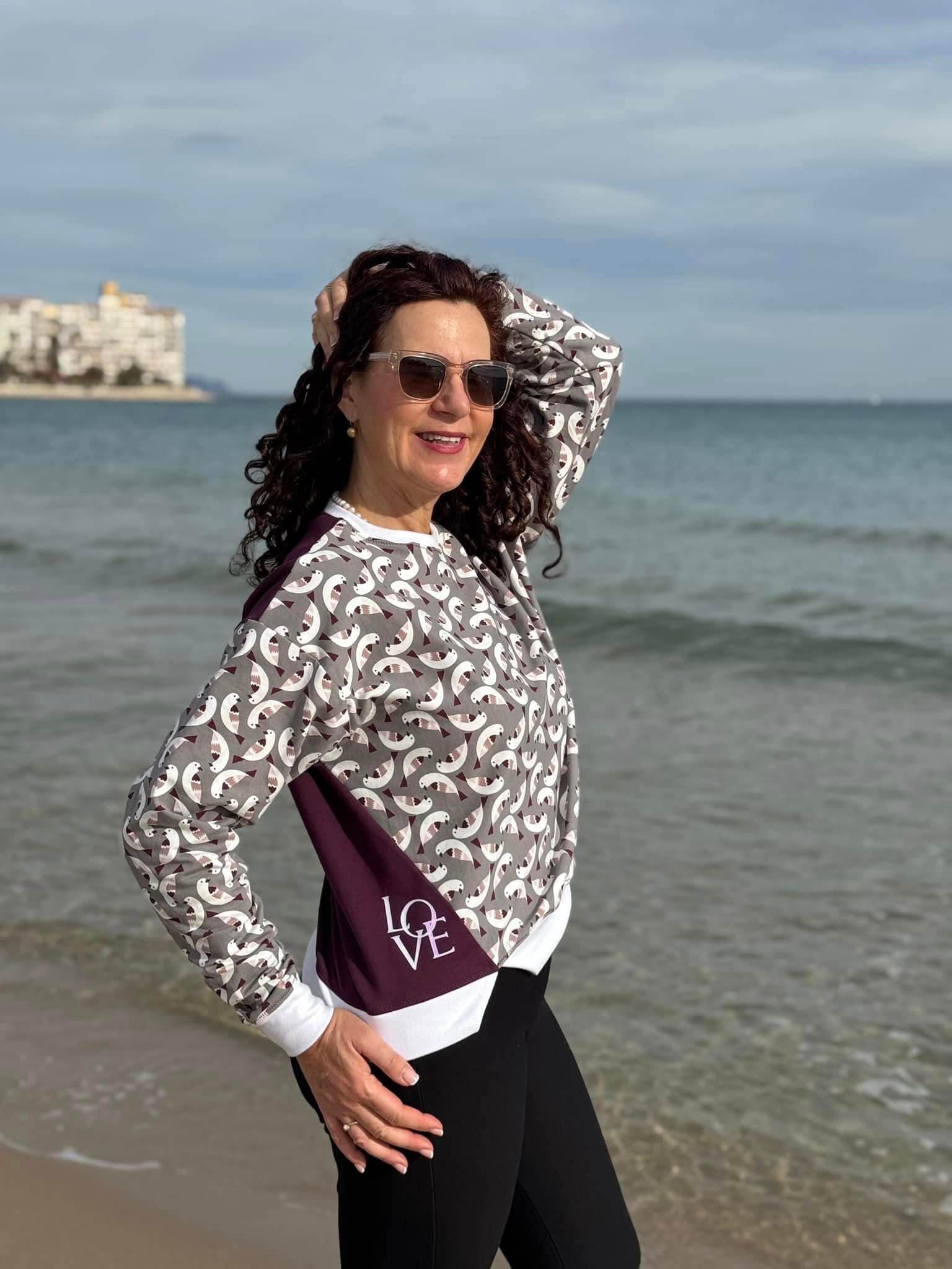 Schnittmuster Sweater RUBANO Gr. 32-56 inkl. gratis Plotterdatei : - Sewando