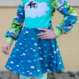 Schnittmuster-Paket für Mädchen: Malina – Shirt, Tunika & Kleid mit passenden Ärmel-Varianten - Sewando