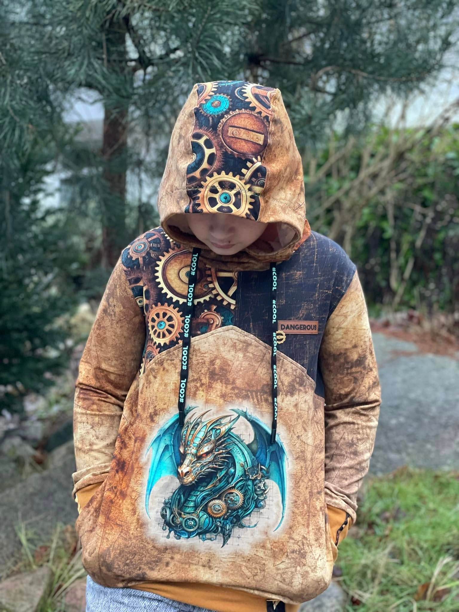 Hoodie Aik Schnittmuster Gr. 80-164: - Sewando