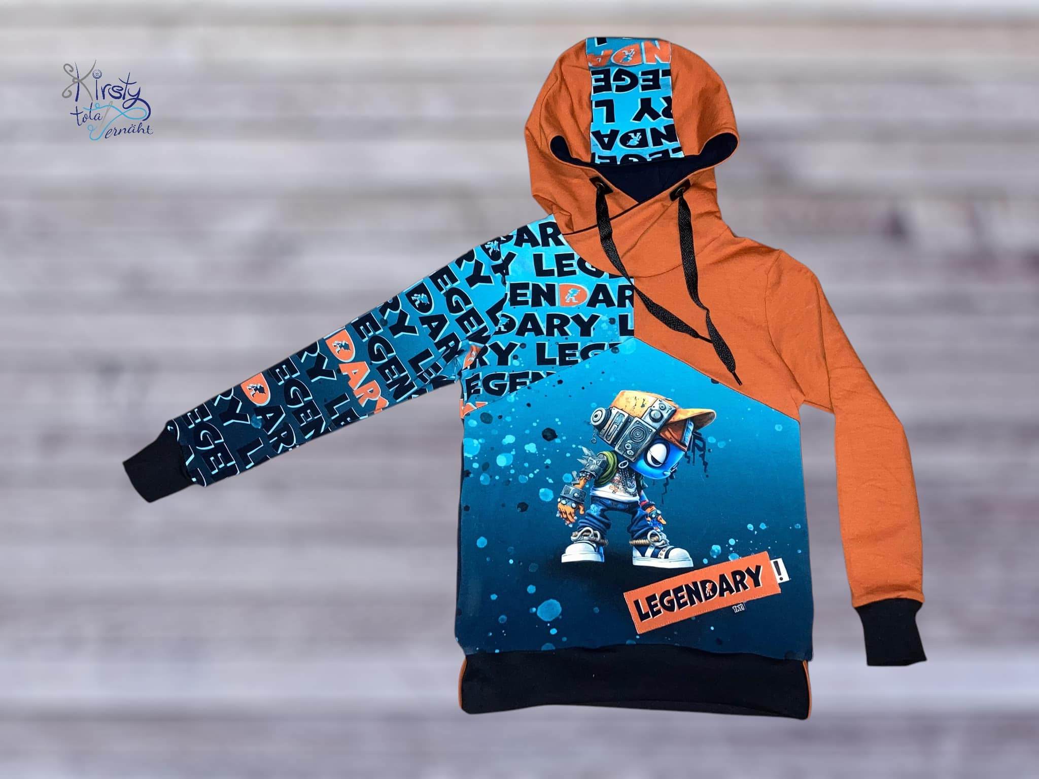 Hoodie Aik Schnittmuster Gr. 80-164: - Sewando