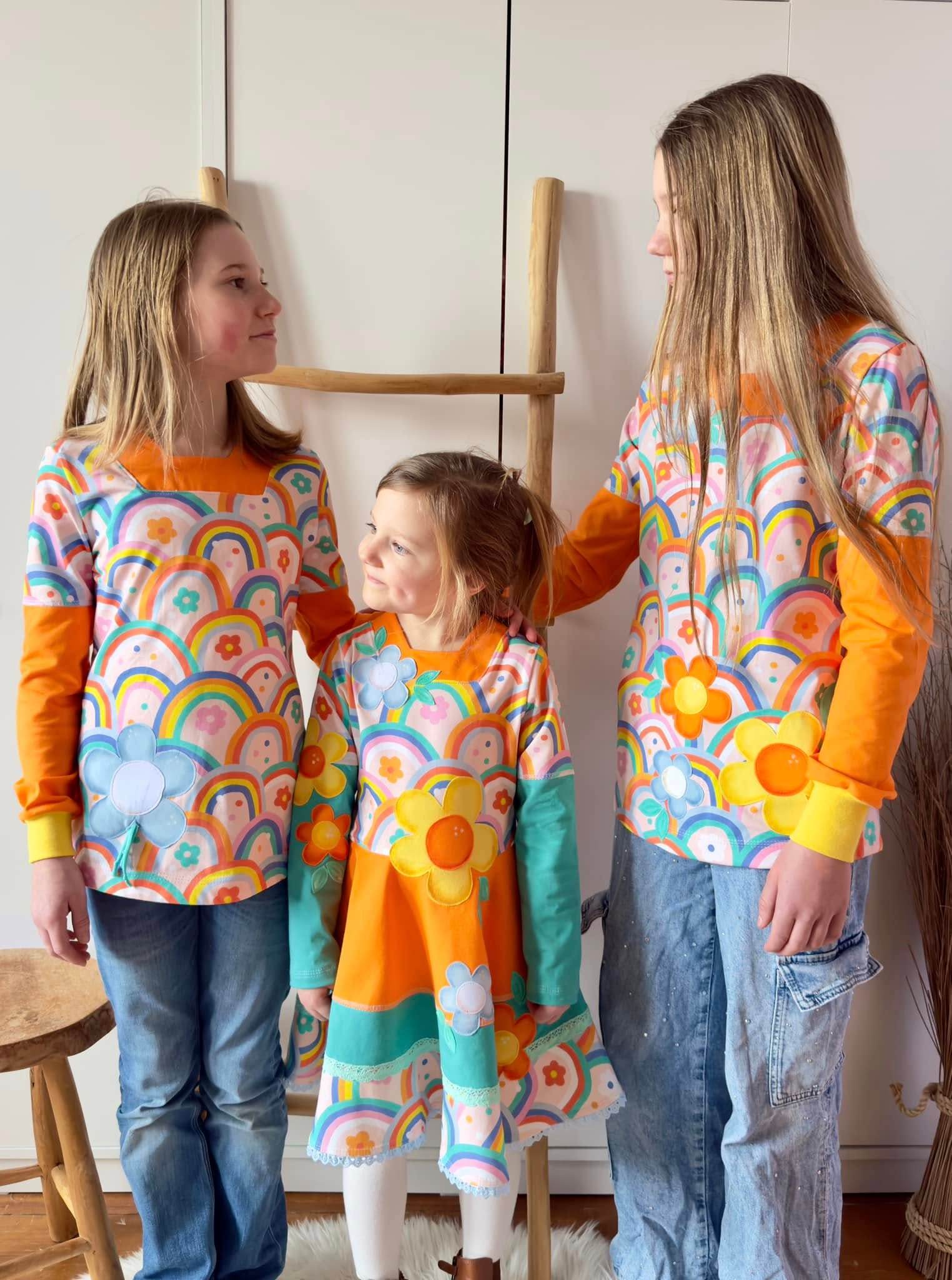 Schnittmuster-Paket für Mädchen: Malina – Shirt, Tunika & Kleid mit passenden Ärmel-Varianten - Sewando