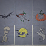 Stickdatei-Set - Single Line "Halloween" 10x10 cm