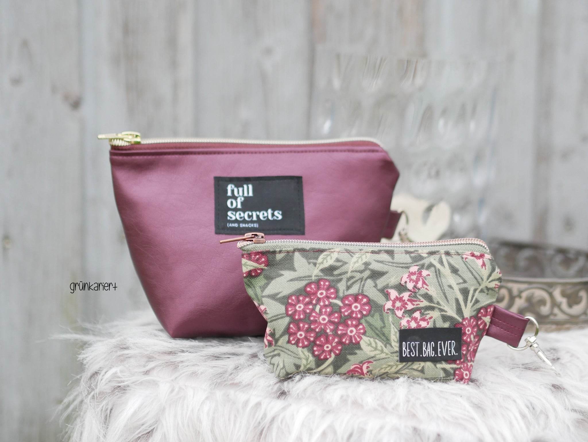 Schnittmuster Tasche Kosmetiktaschenset SUTRI 3-teilig : - Sewando