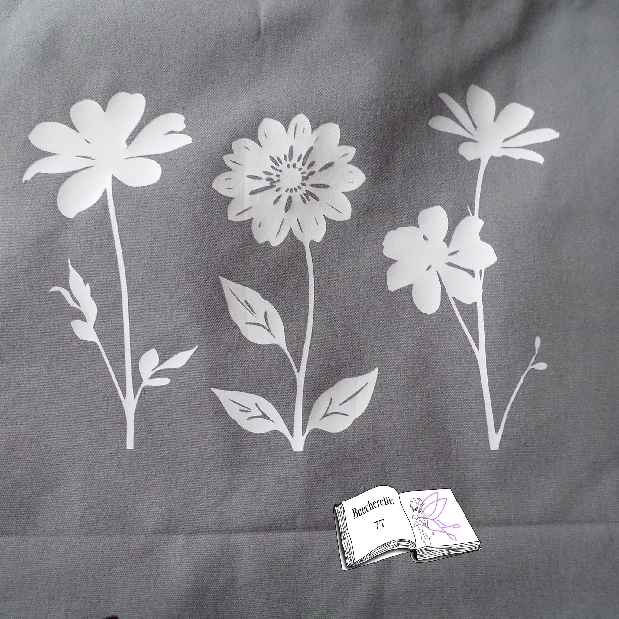 Plotterdatei Blumen Parade Plotten, Sublimation, Drucken, Digistamp, - Sewando