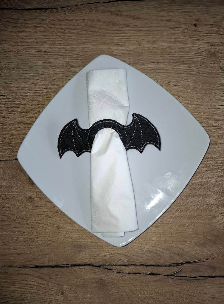 Stickdatei - Serviettenring Fledermaus - Sewando