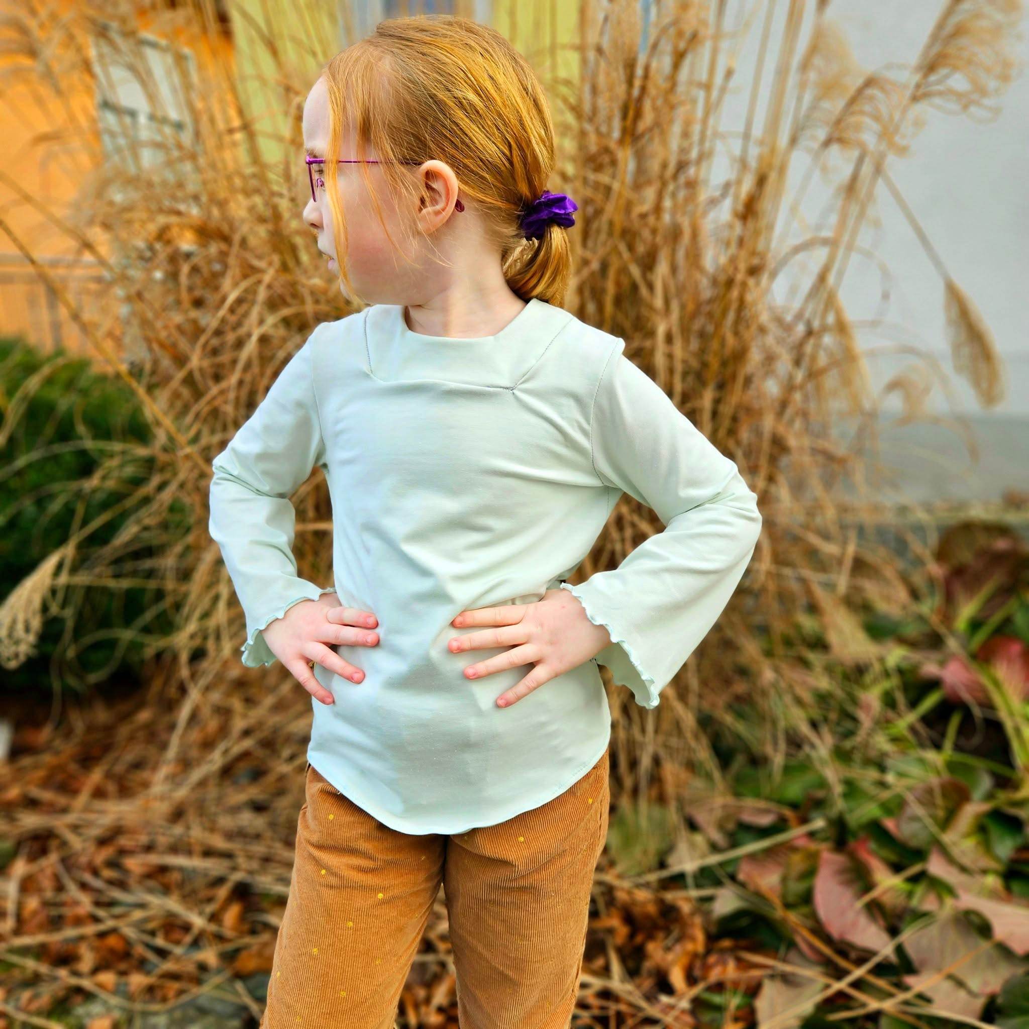 Schnittmuster-Paket für Mädchen: Malina – Shirt, Tunika & Kleid mit passenden Ärmel-Varianten - Sewando