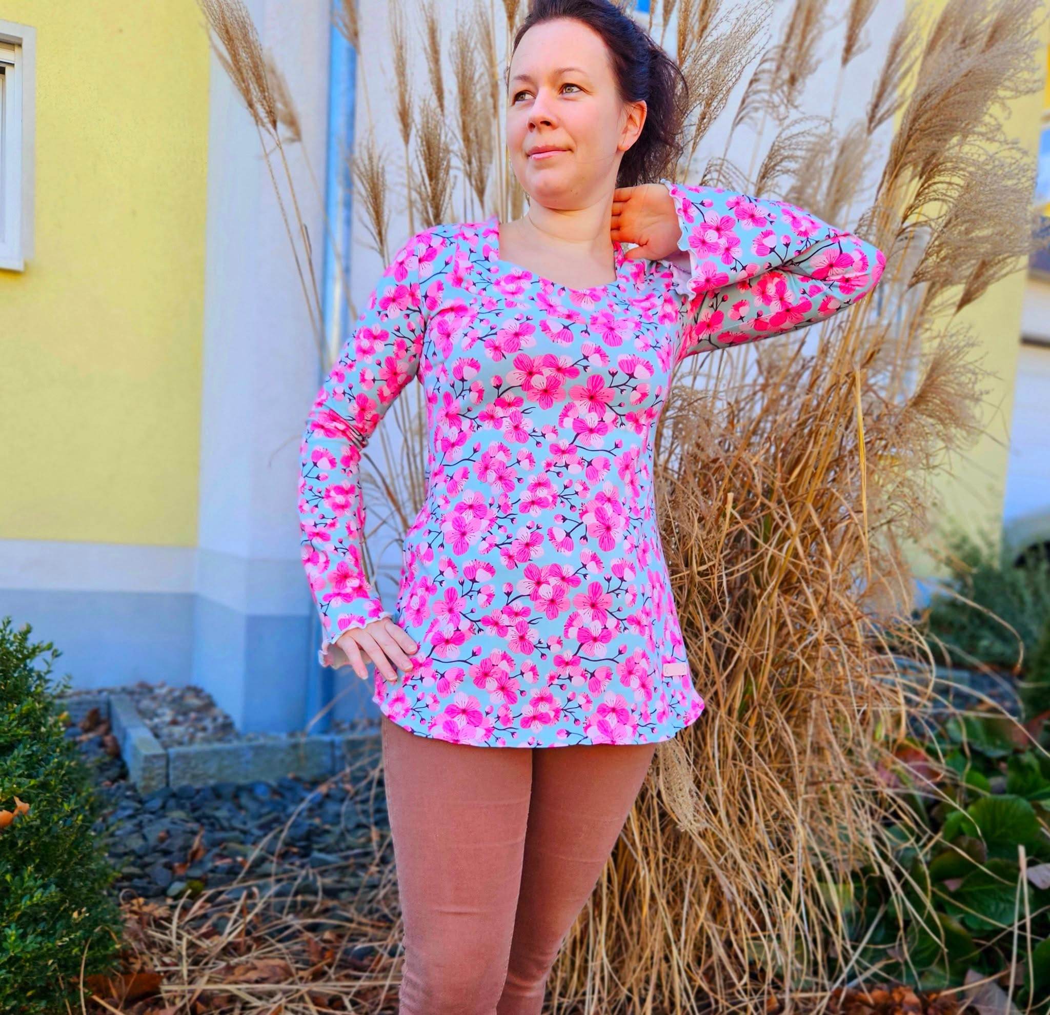 Kombipaket Malina Damen PLUS Add on– Schnittmuster Shirt, Longshirt & Kleid Gr. 32–48 - Sewando