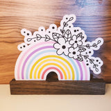 Plotterdatei Frühlingsregenbogen - Sewando