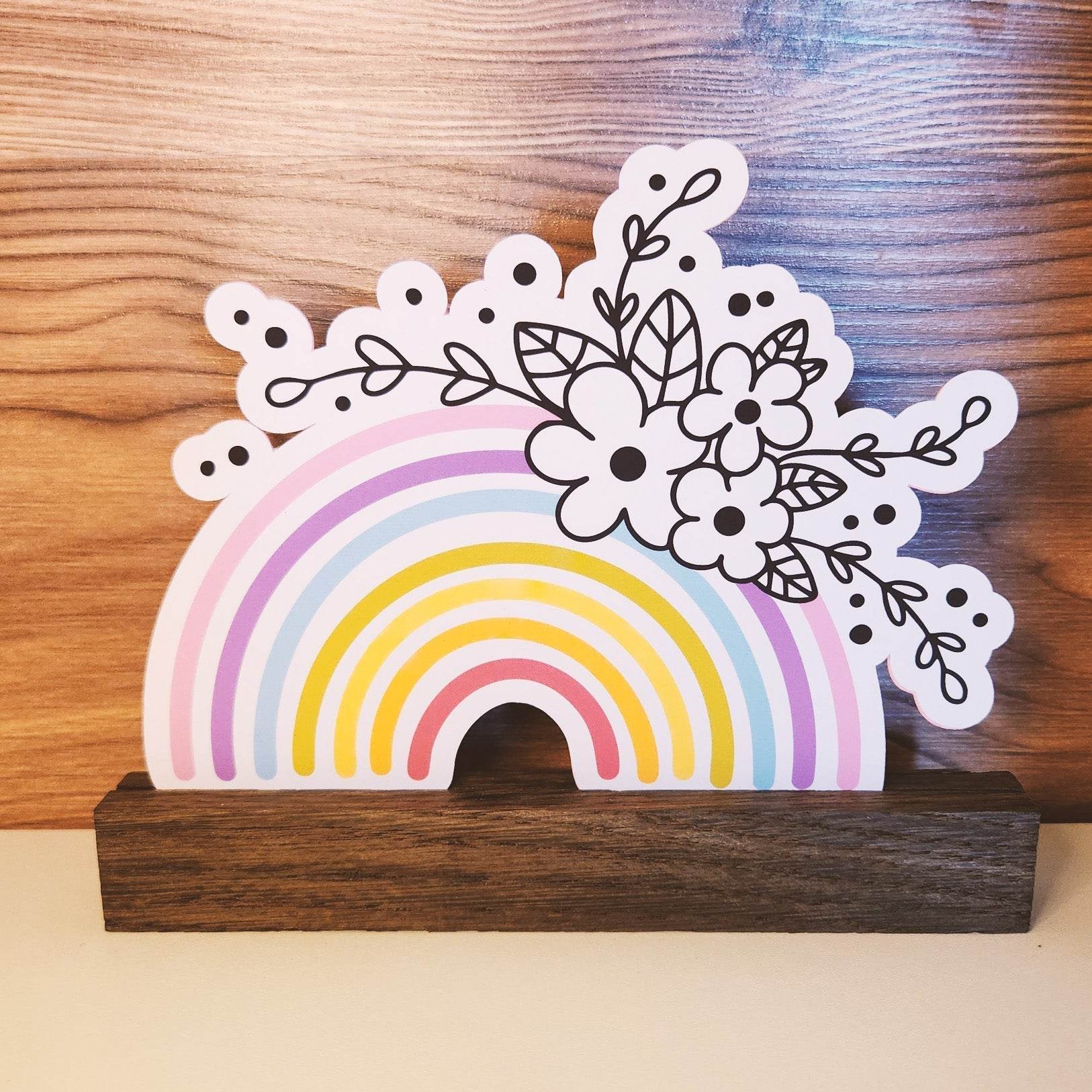 Plotterdatei Frühlingsregenbogen - Sewando