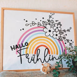 Plotterdatei Frühlingsregenbogen - Sewando