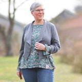 Schnittmuster kurzer Jersey Blazer LILIA (34-58) - Sewando