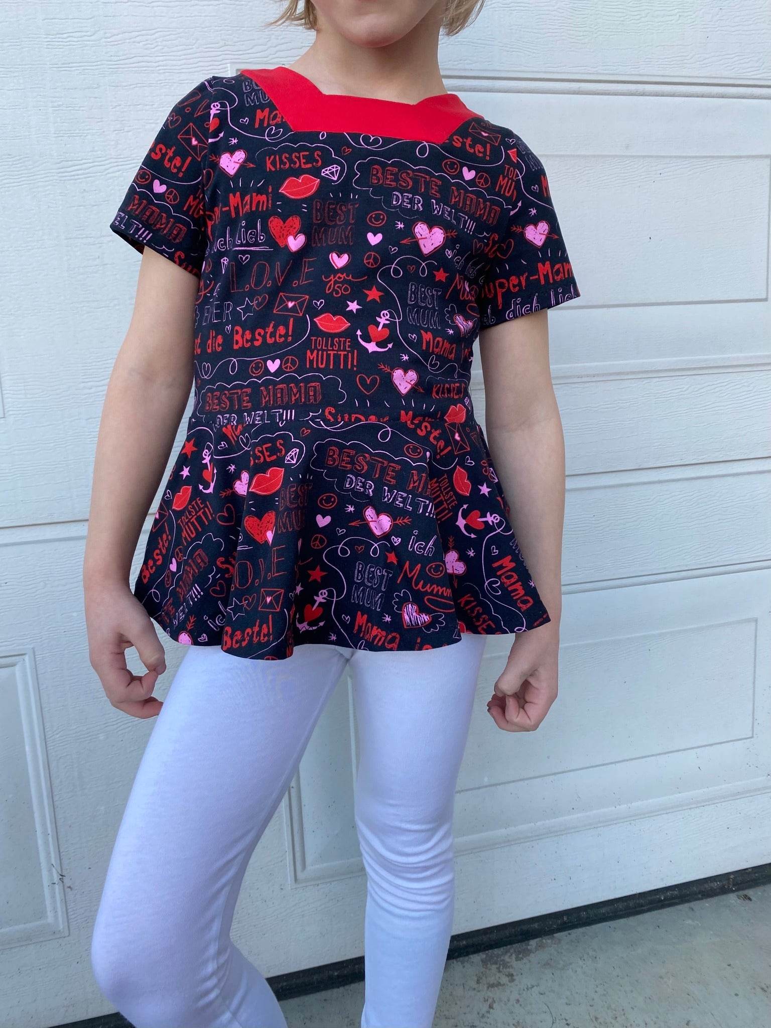 Schnittmuster-Paket für Mädchen: Malina – Shirt, Tunika & Kleid mit passenden Ärmel-Varianten - Sewando