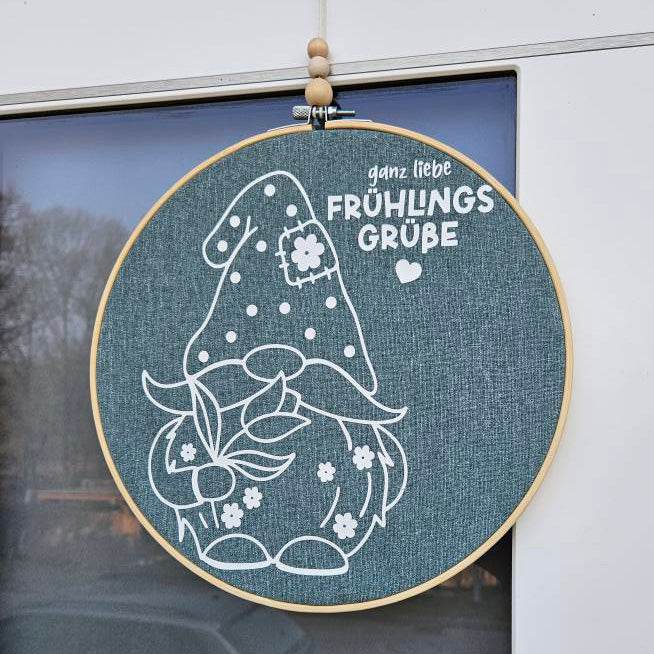 Plotterdatei Spring Gnome - Sewando