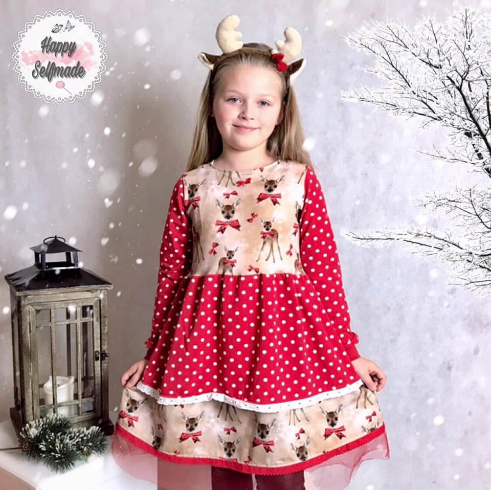 Schnittmuster Herbstzauber Kleid/ Tunika/ Schößchenshirt Größe 56-164 - Sewando