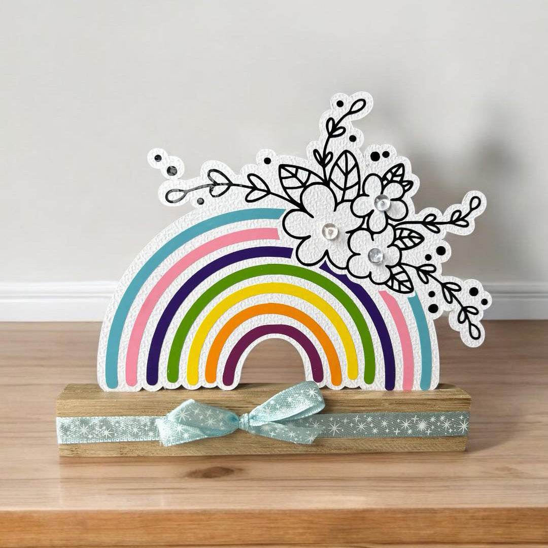 Plotterdatei Frühlingsregenbogen - Sewando