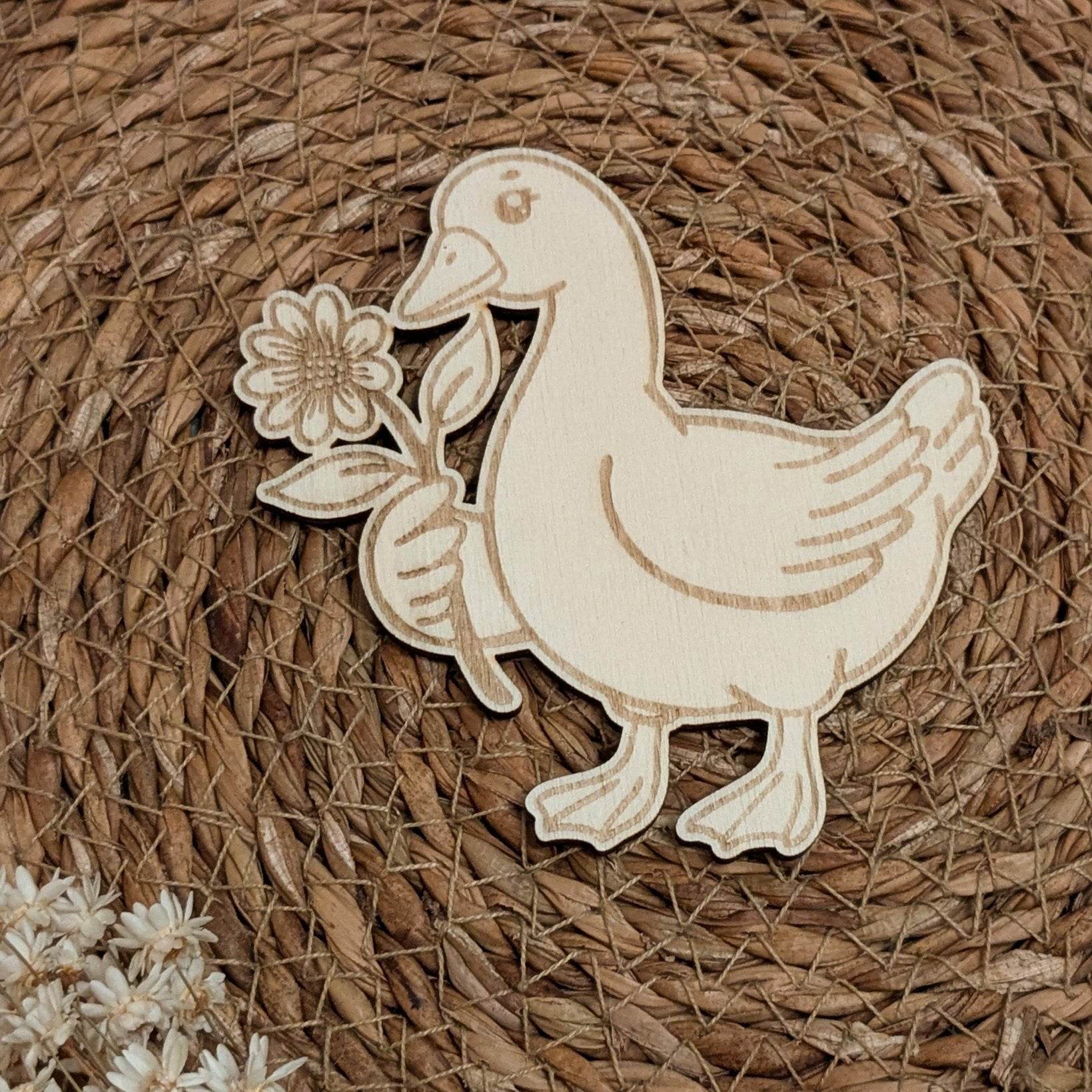 Plotterdatei Gans viel Frühling - Sewando