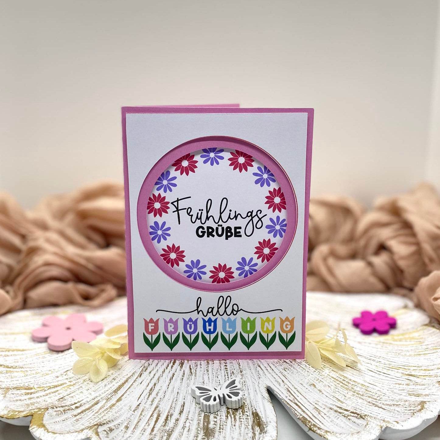 Plotterdatei Hallo Frühling! - Sewando