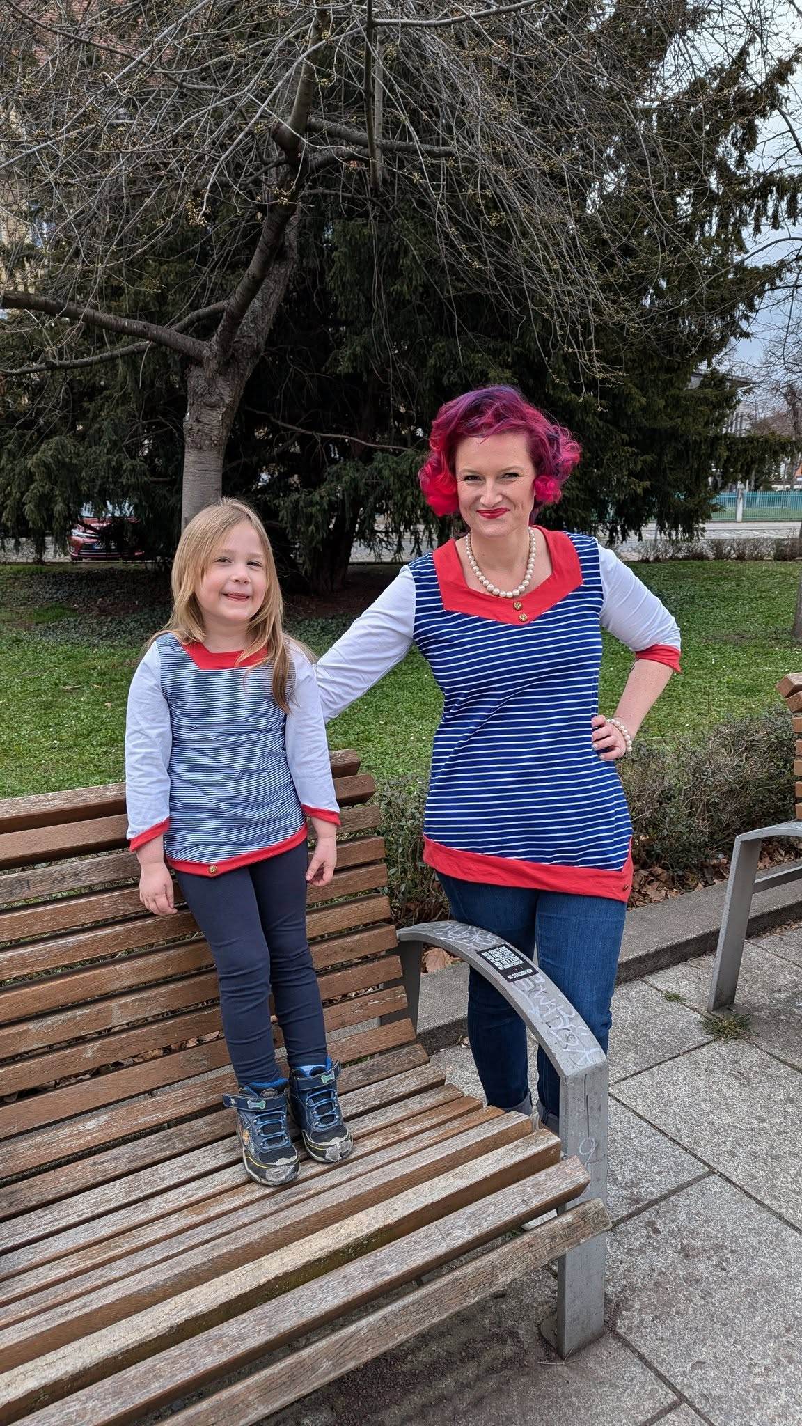 Kombi-Set: Malina – Schnittmuster für Mädchen (80-164) & Damen (32-48) - Sewando