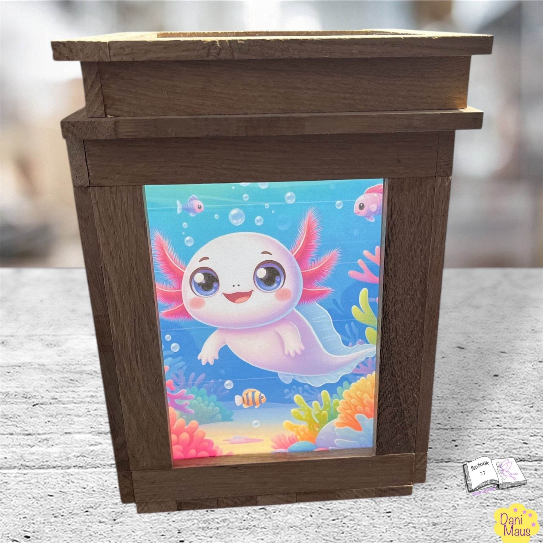 Digiset Axolotl Baby Sublimation, Digistamp, Digipaper - Sewando