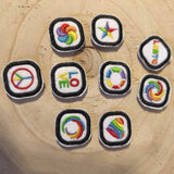 Stickdatei - Mini-Buttons (18 Motive) - Sewando
