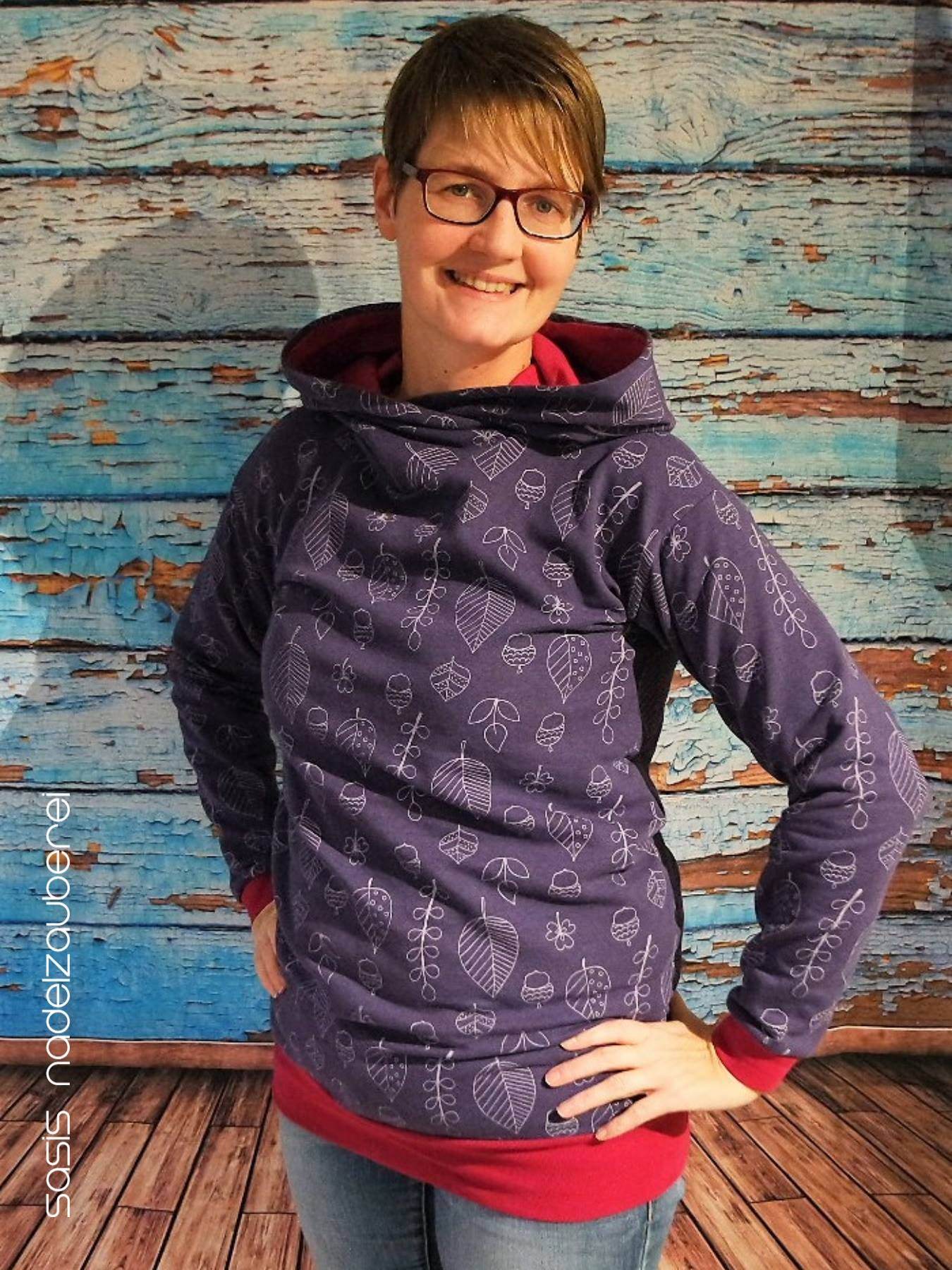 Schnittmuster Lia Hoodie Gr. 32 - 50 - Sewando