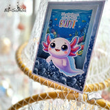 Digiset Axolotl Baby Sublimation, Digistamp, Digipaper - Sewando