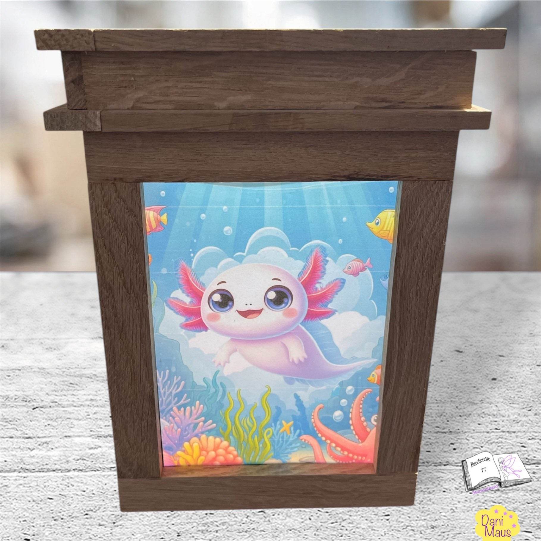 Digiset Axolotl Baby Sublimation, Digistamp, Digipaper - Sewando