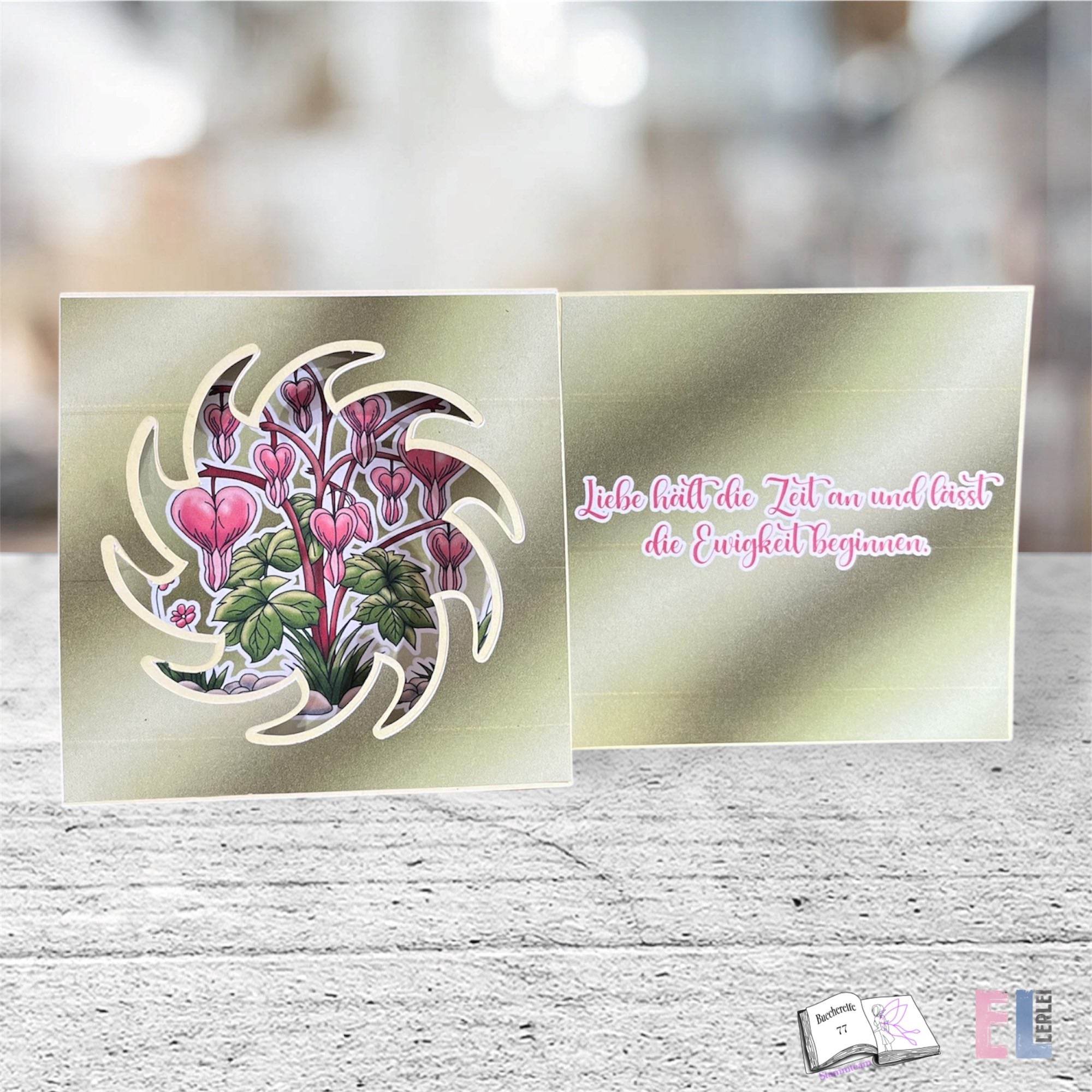 Digiset tränendes Herz Sublimation, Digistamp, Digipapier - Sewando