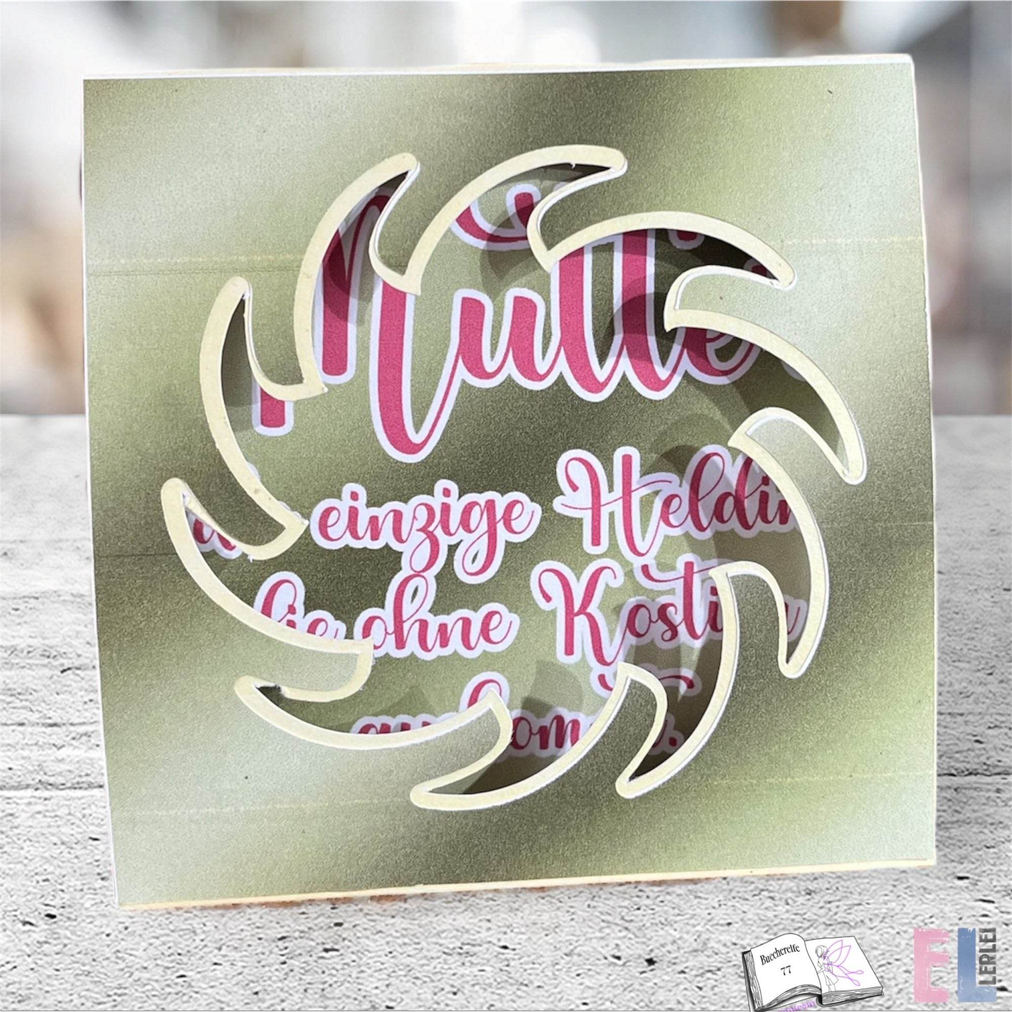 Digiset tränendes Herz Sublimation, Digistamp, Digipapier - Sewando