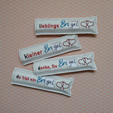 Stickdatei - Schokoriegel Hüllen "Engel"