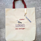 Stickdatei - Spruch "Lieber MEER als weniger"
