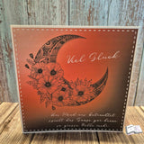 Digiset Mandala Mond mit Mohn, Digipapier, Digistamp - Sewando