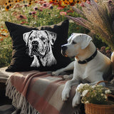 NEU Stickdatei Dogo Argentino "Brenda" - realistisch - FÜR DUNKLE STOFFE