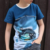 Langweiliges Shirt, Schnittmuster Grösse 50-164 - Sewando