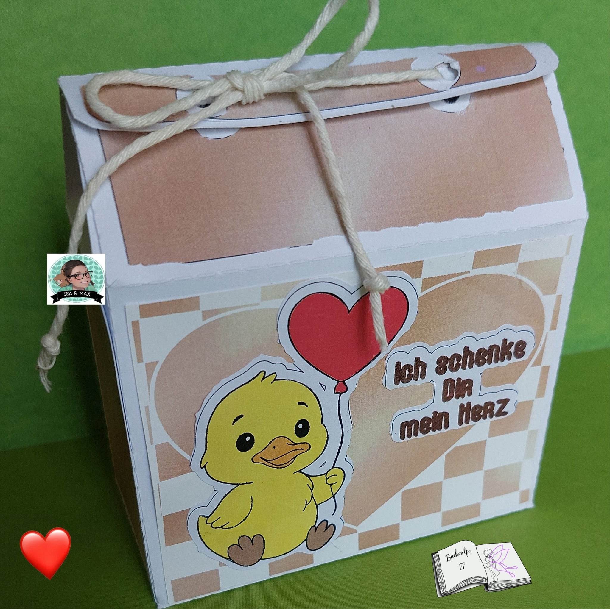 Plotterdatei Entenküken Knutschi Sublimation, Digistamp, Digipaper ! - Sewando
