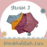 Nähanleitung Wendehalstuch Luca - Sewando