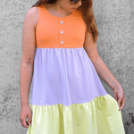 Schnittmuster Trägershirt und Kleid Mini Kathrin Gr. 86 - 164 - Sewando