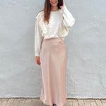 Satinrock Maxirock BLANCA, Gr. 32-50, PDF Schnittmuster - Sewando