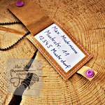 Schnittmuster und Plotterdatei Kofferanhänger BeiPACKzettel - Sewando