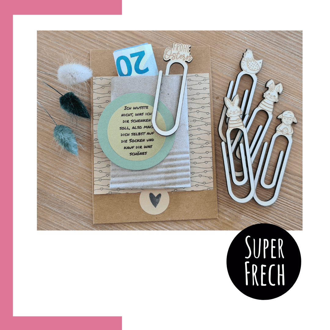 Laserdatei - Klammern mit Ostermotiv - Sewando