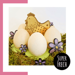 Laserdatei - Eierteller mit Henne - Sewando