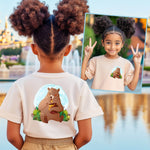 Honigbär Bügelbild – Süßer Bär mit Honigtopf im Wald | PNG & SVG - Sewando